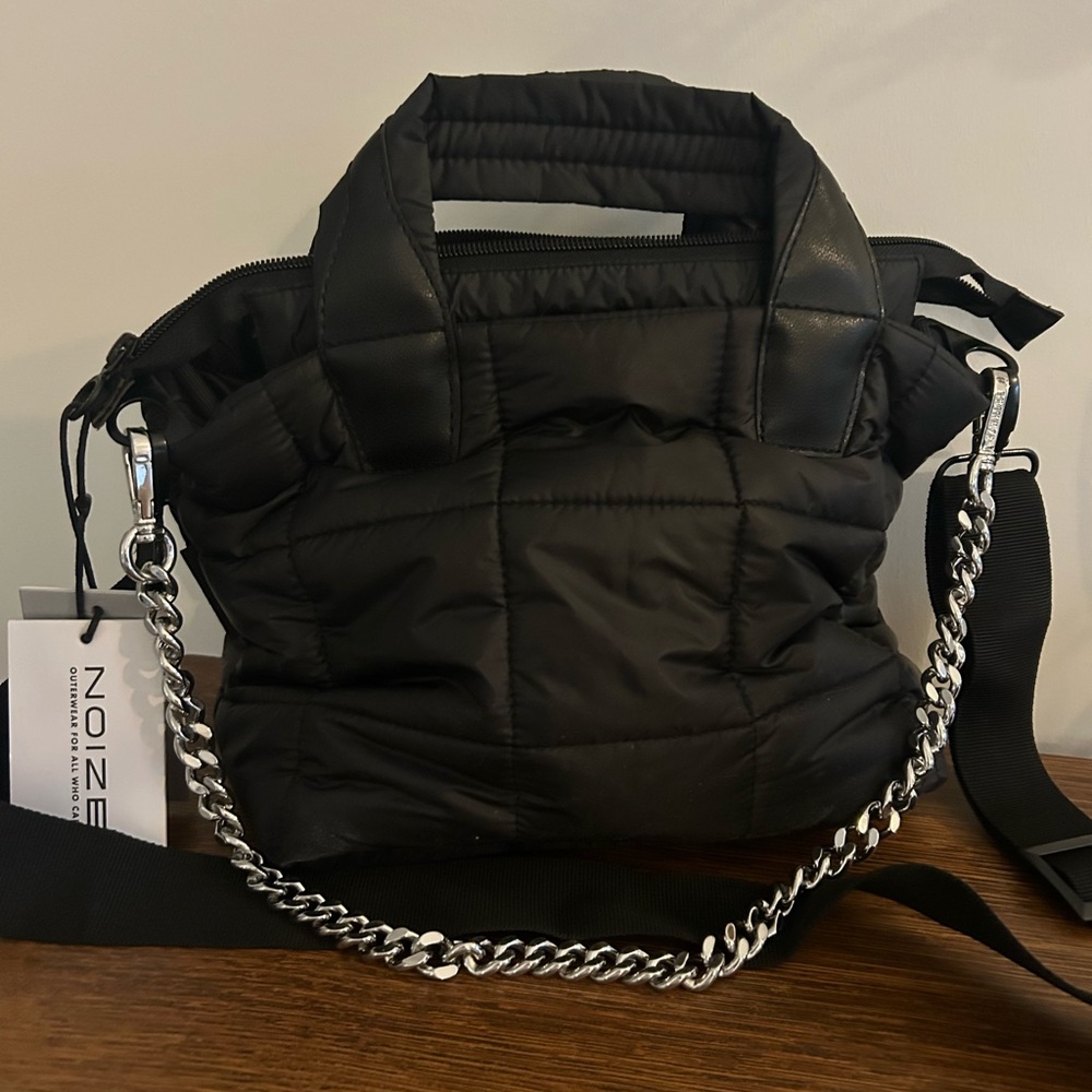 Noize Black Quilted Women's Bag